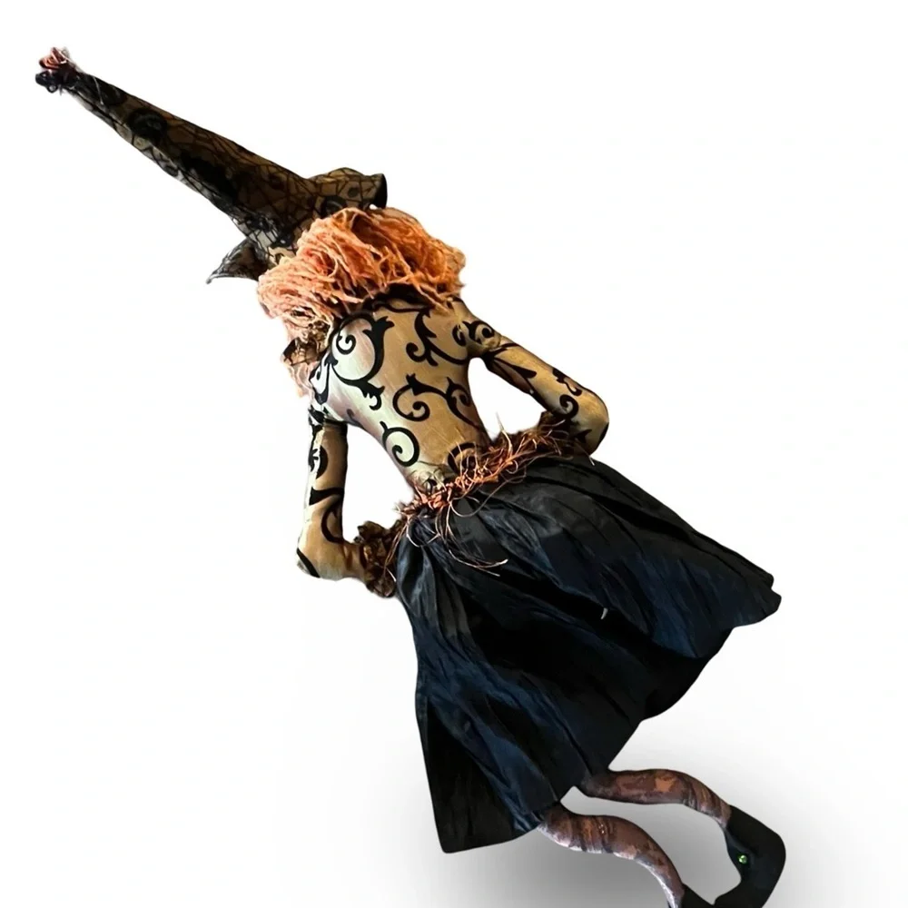 Halloween Witch Soft Sculpture Shelf Sitter by Joe Spencer